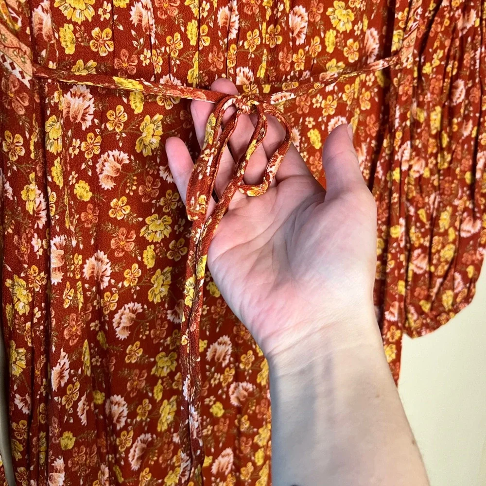 Arnhem Audrey duster in cinnamon - Picture 6 of 9